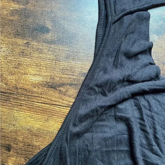 blush | ladies sequin owl tank top. Size: L. - Picture 7 of 8